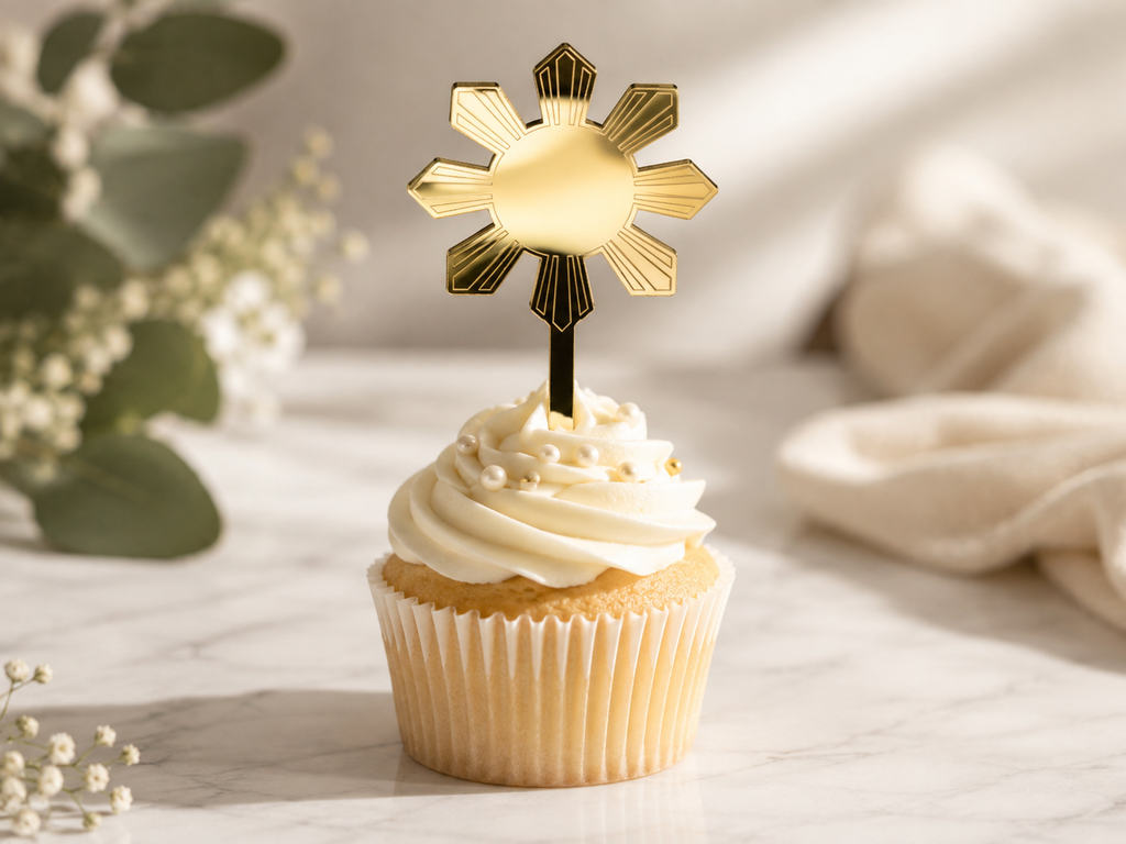 Araw Philippine Sun Cake Topper