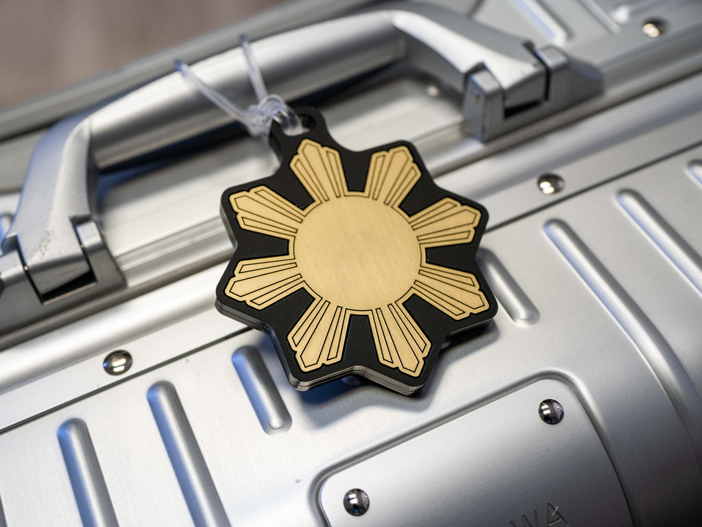Filipino Sun Luggage Tag