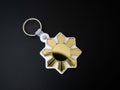 Mirrored Filipino Sun Araw Keychain