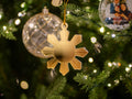 Gold Mirror Filipino Sun Ornament