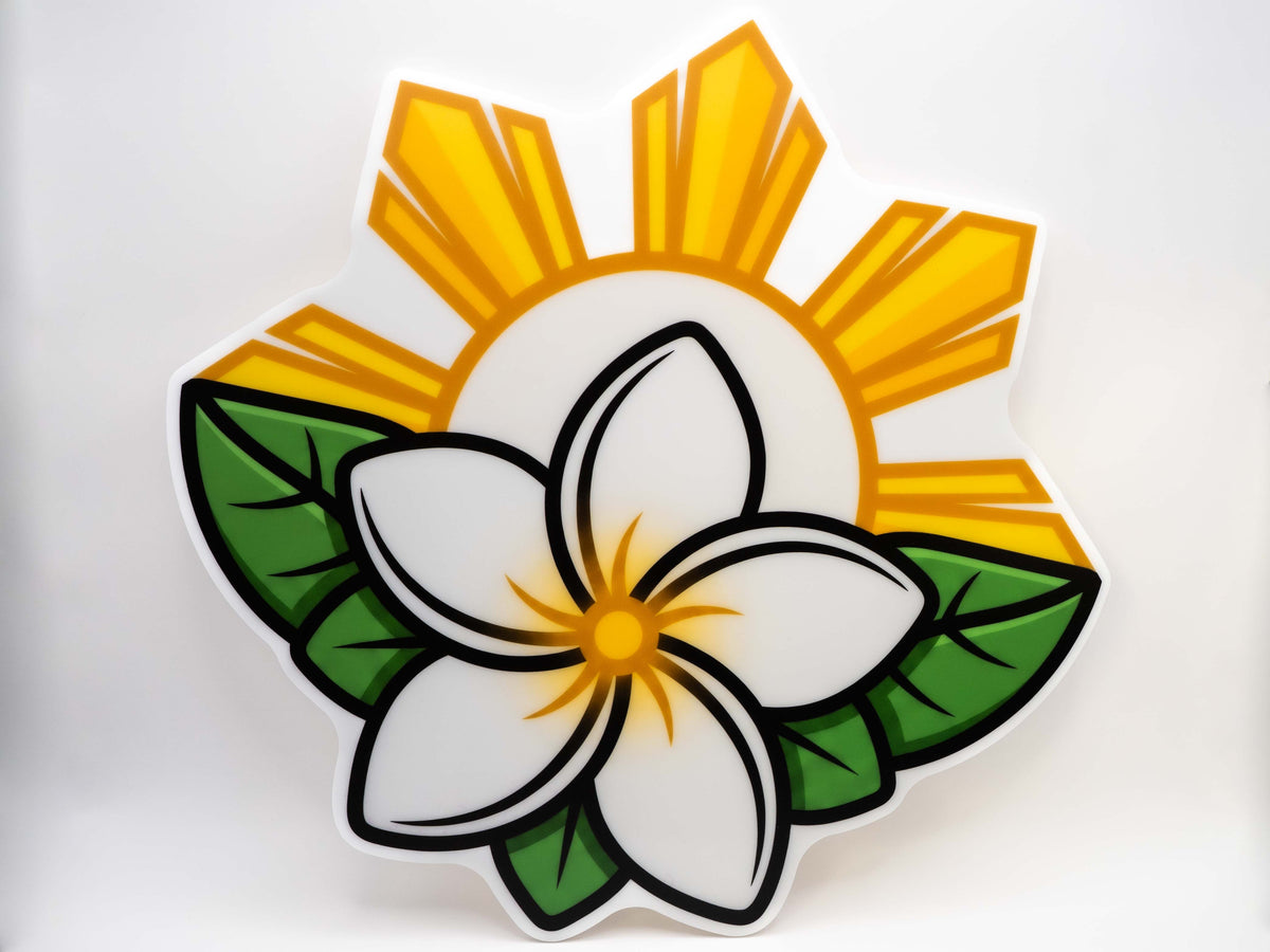 Sampaguita & Sun Wall Art
