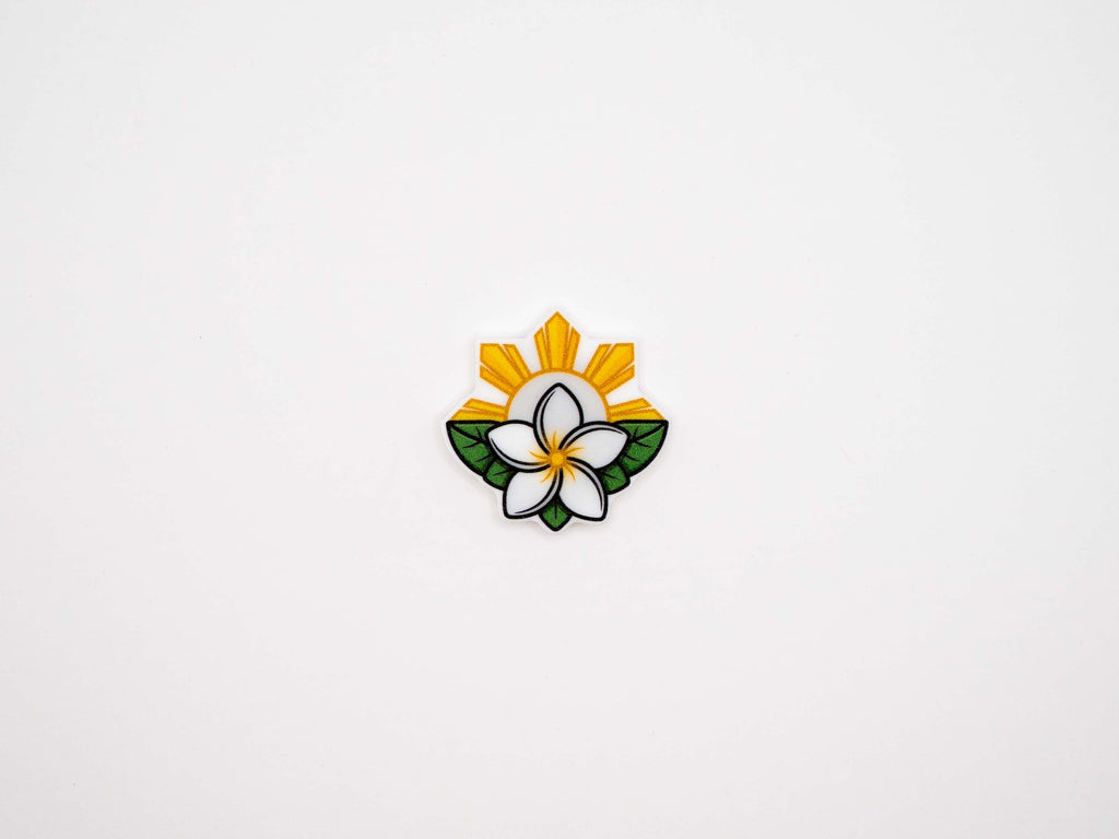 Sampaguita & Philippine Sun Shoe Croc Charm