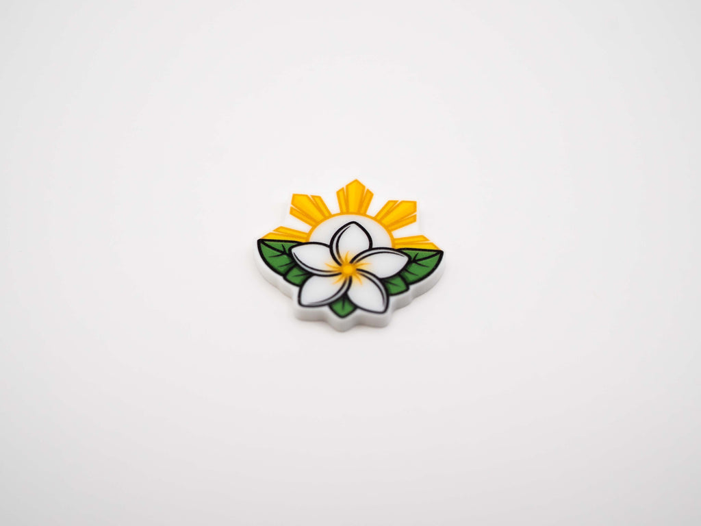 Sampaguita & Philippine Sun Shoe Croc Charm