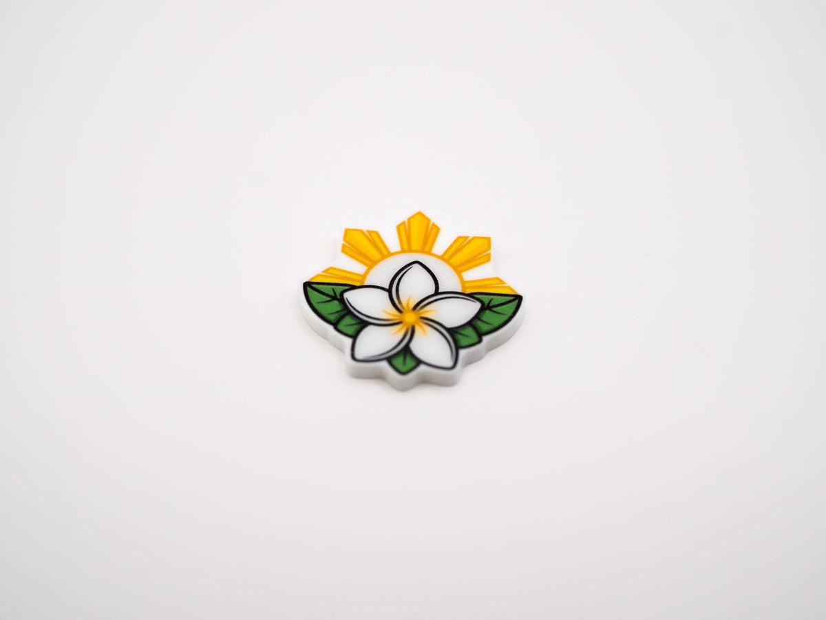 Sampaguita & Philippine Sun Shoe Croc Charm