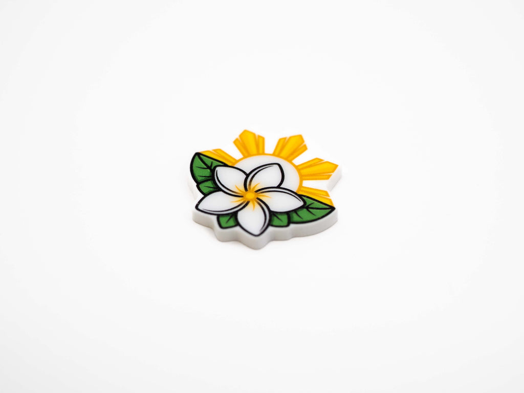 Sampaguita & Philippine Sun Shoe Croc Charm