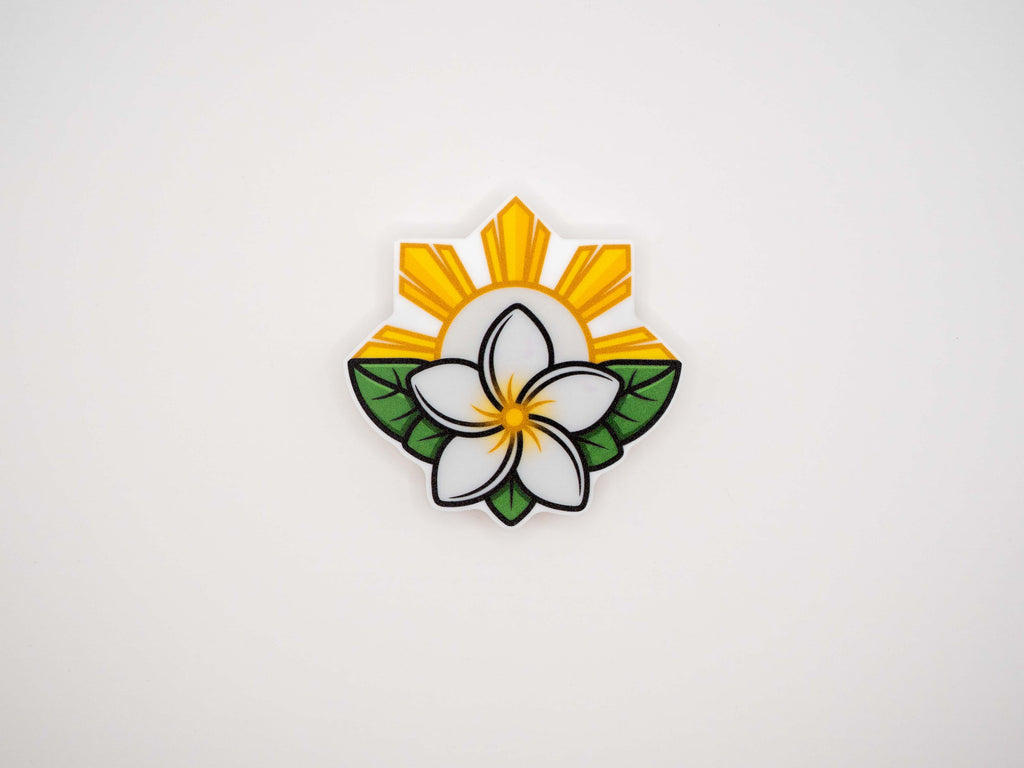 Sampaguita & Philippine Sun Shoe Croc Charm