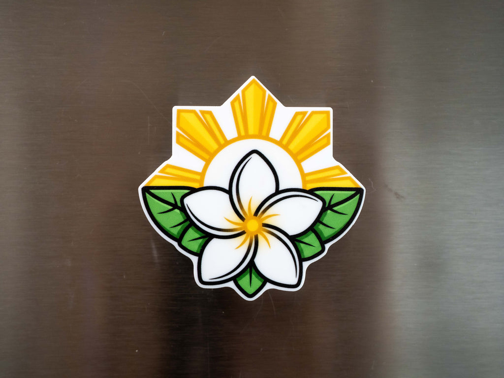 Sampaguita & Philippine Sun Magnet
