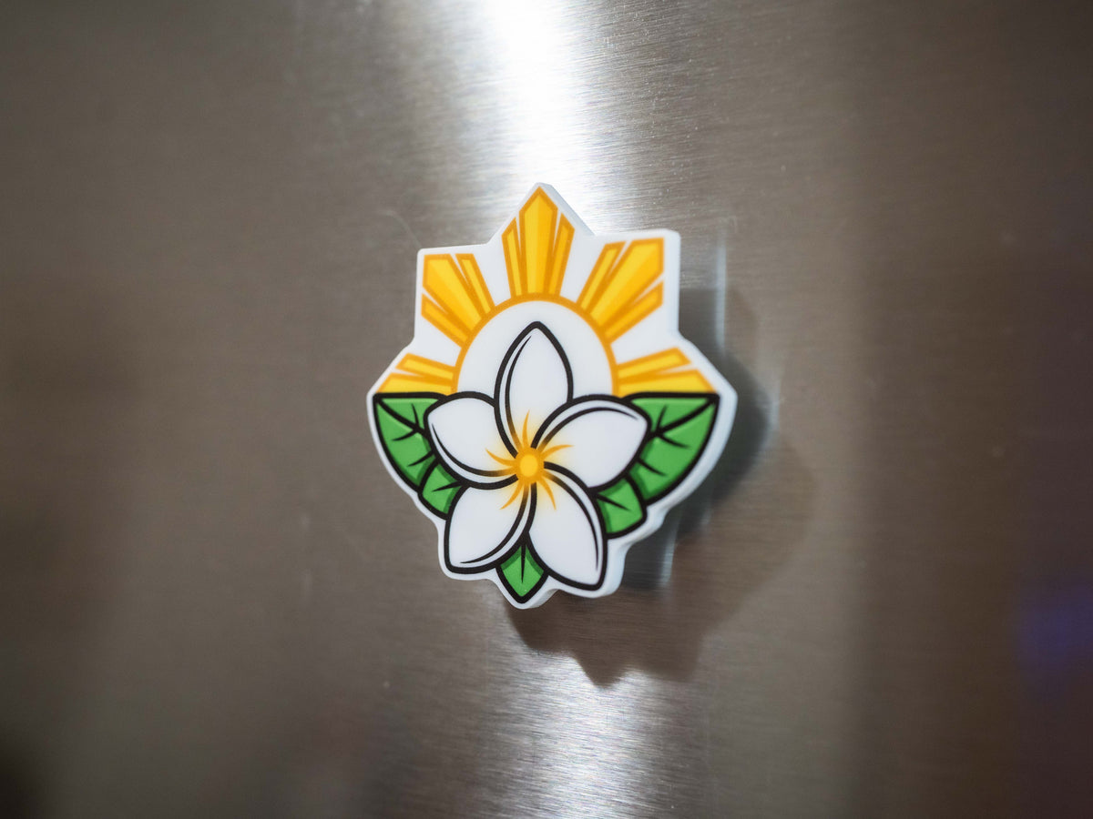 Sampaguita & Philippine Sun Magnet