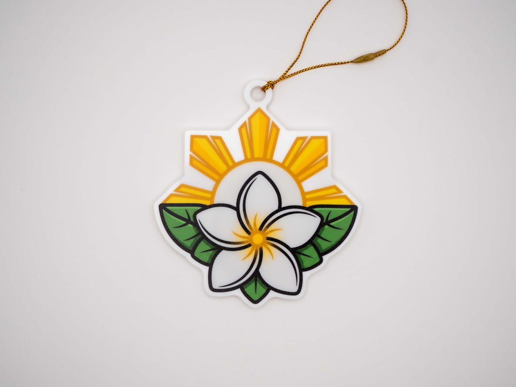 Sampaguita & Sun Ornament