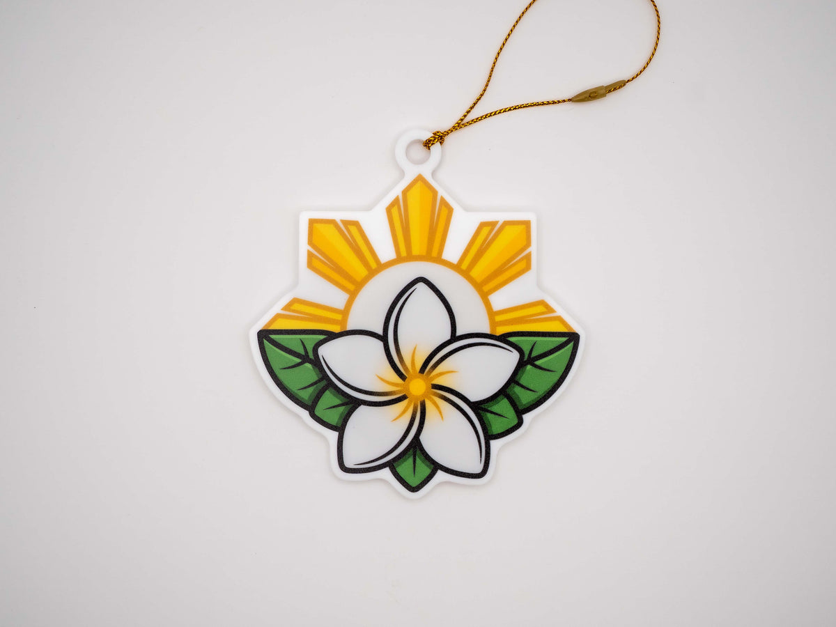 Sampaguita & Sun Ornament