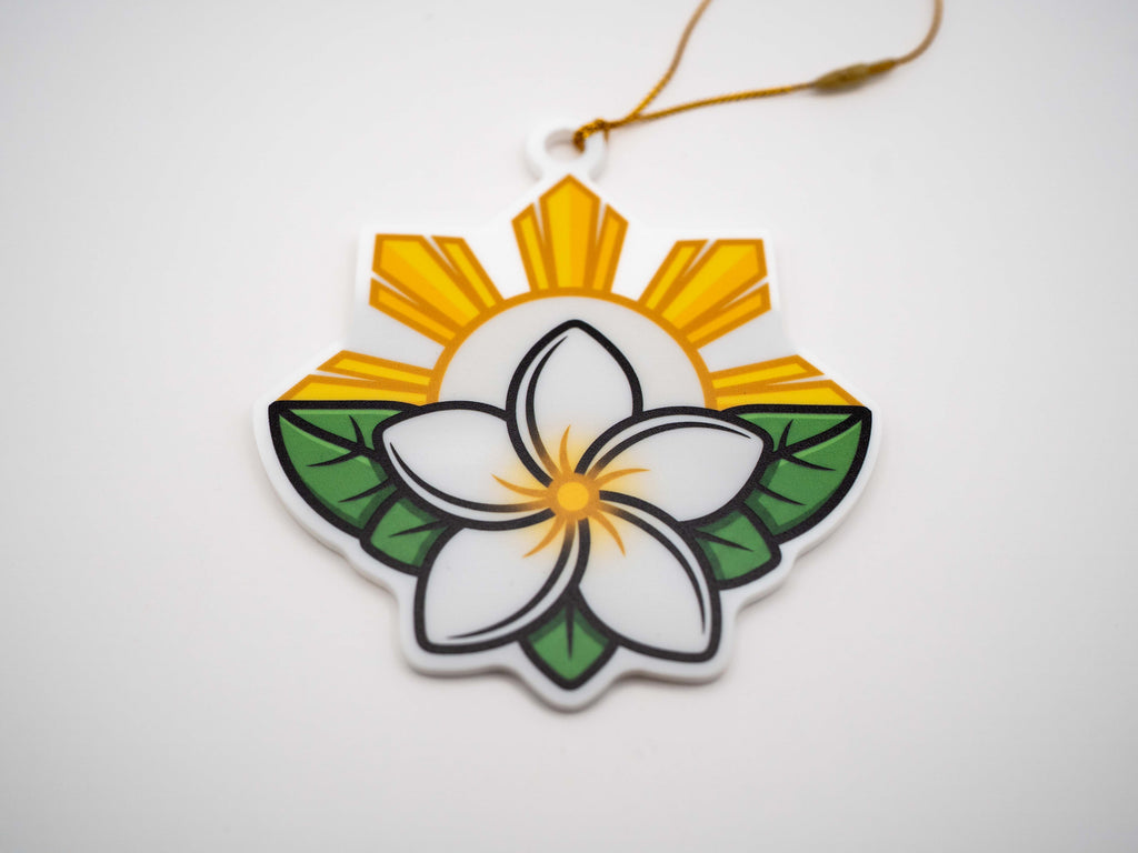 Sampaguita & Sun Ornament