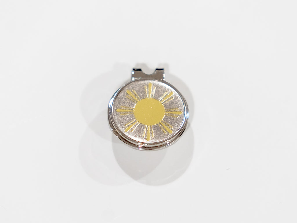 Filipino Sun Golf Ball Marker