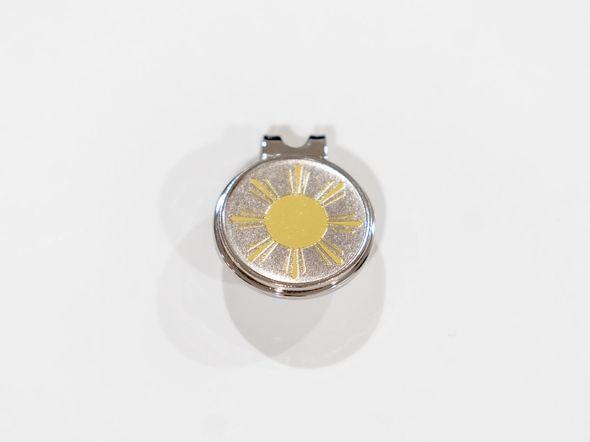 Filipino Sun Golf Ball Marker