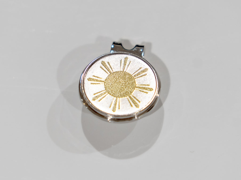 Filipino Sun Golf Ball Marker