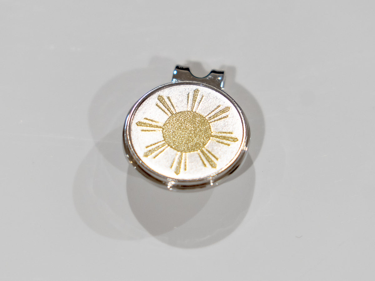 Filipino Sun Golf Ball Marker