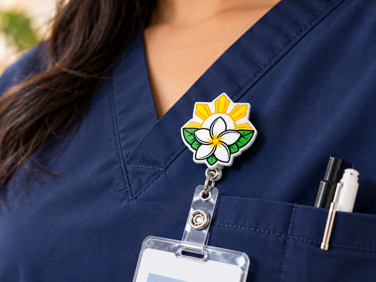 Sampaguita & Philippine Sun Badge Reel