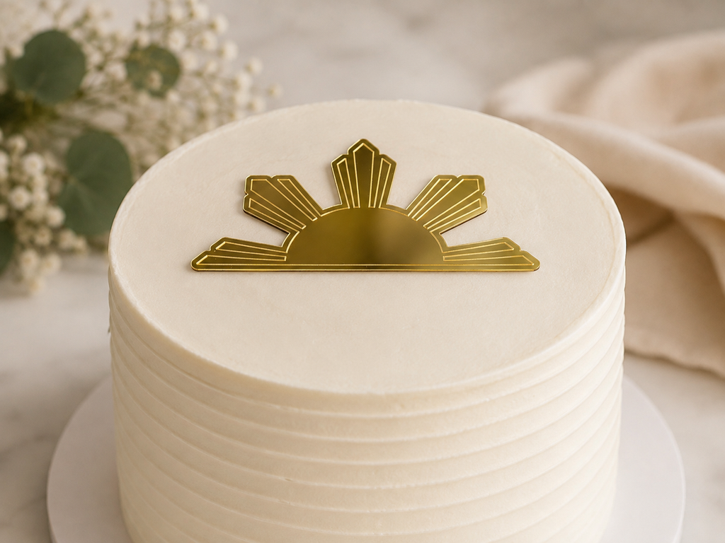 Araw Philippine Sun Cake Topper