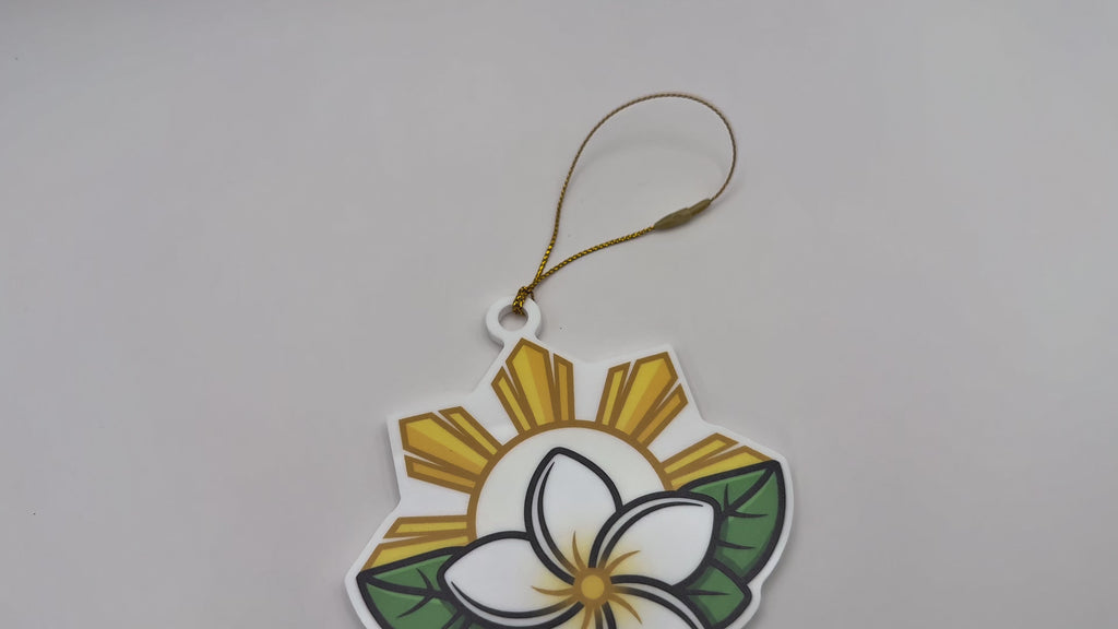 Sampaguita & Sun Ornament