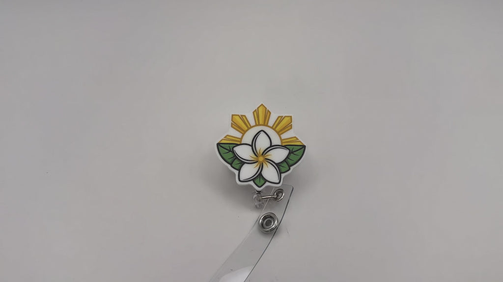 Sampaguita & Philippine Sun Badge Reel