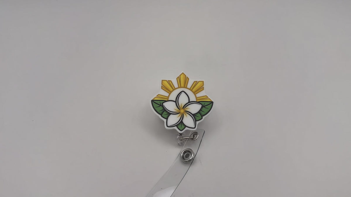 Sampaguita & Philippine Sun Badge Reel