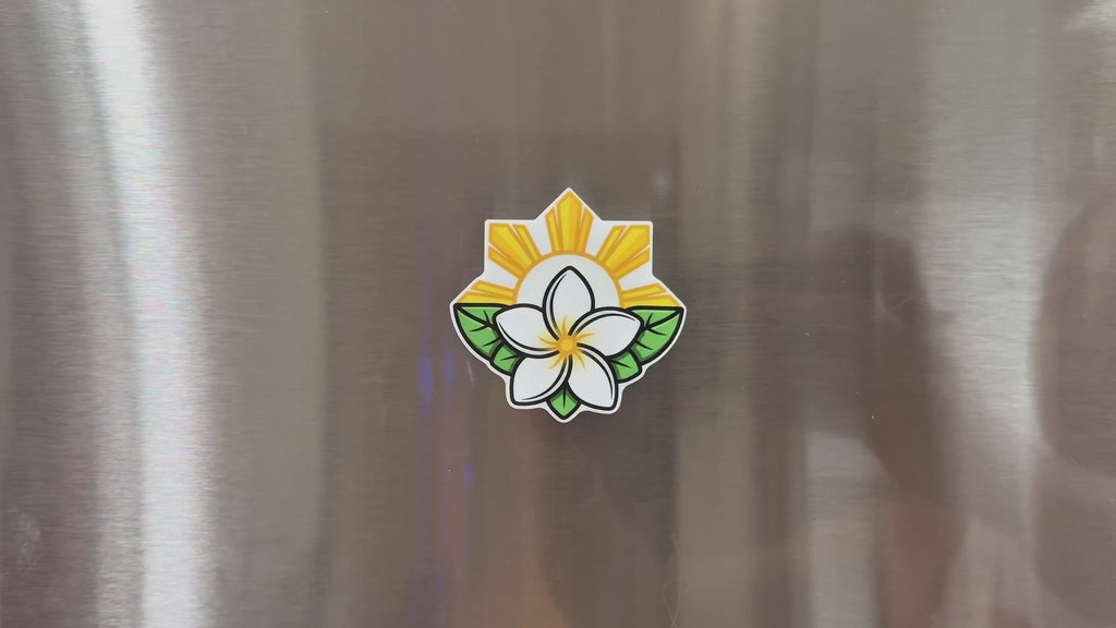Sampaguita & Philippine Sun Magnet